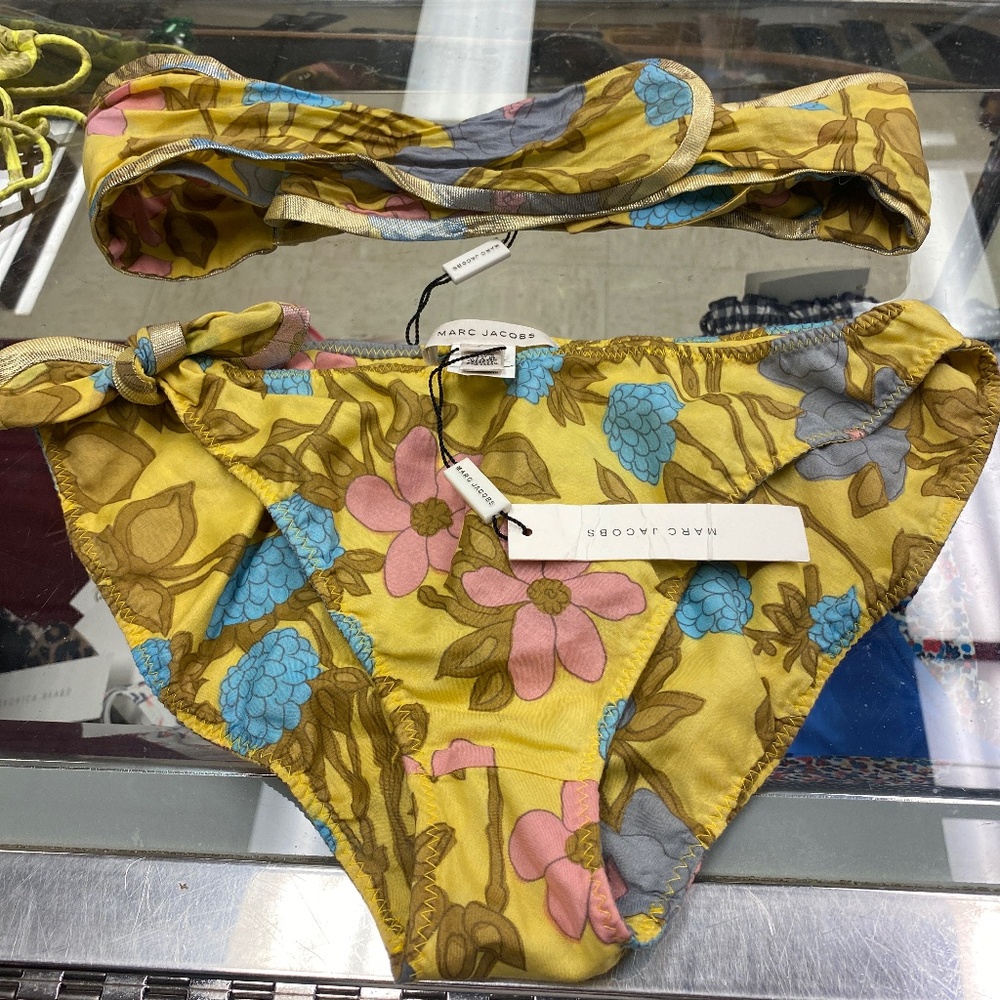 Marc Jacobs Yellow Multi Bikini